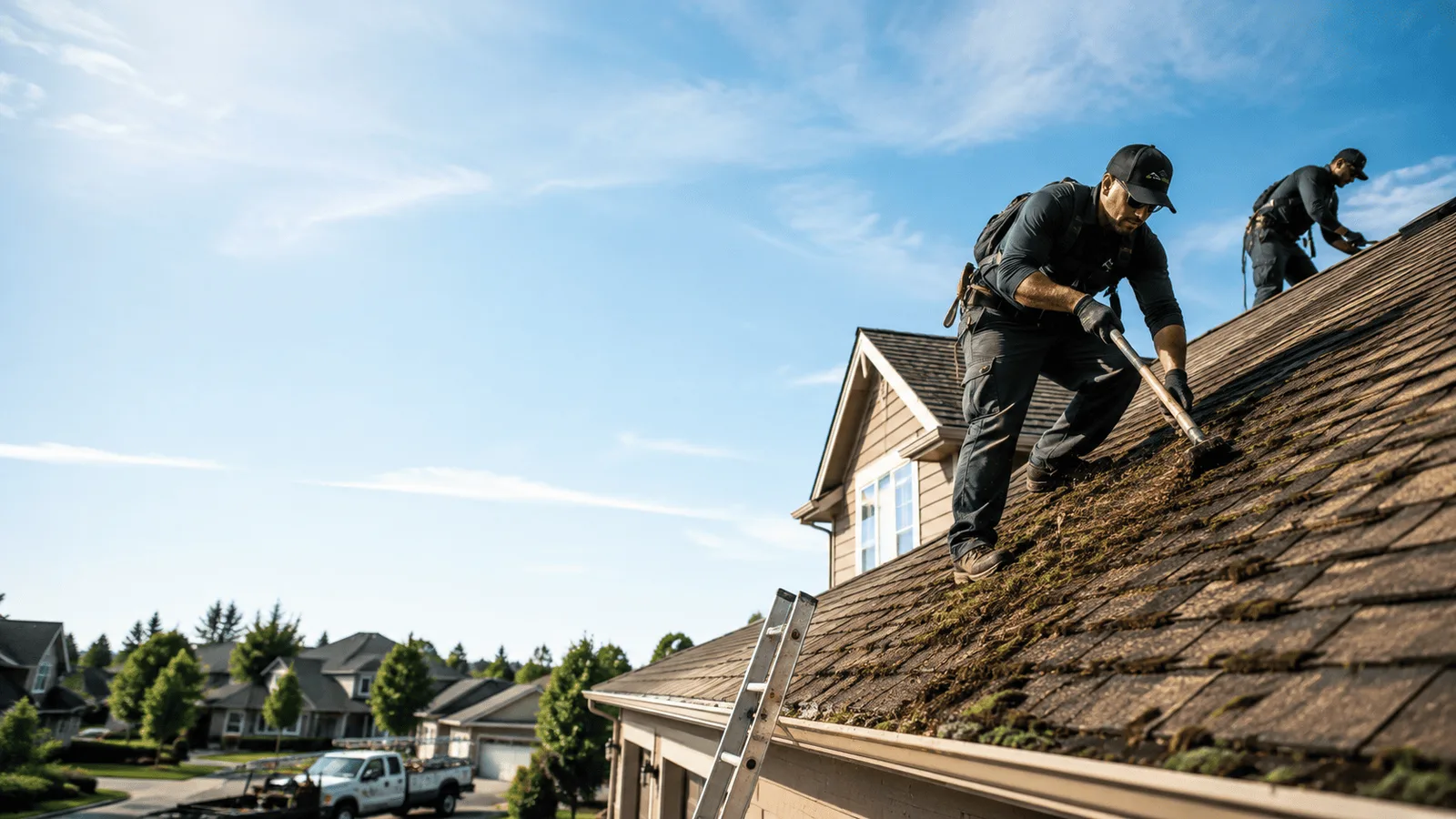 Roof Moss Removal in Sachse, TX near me